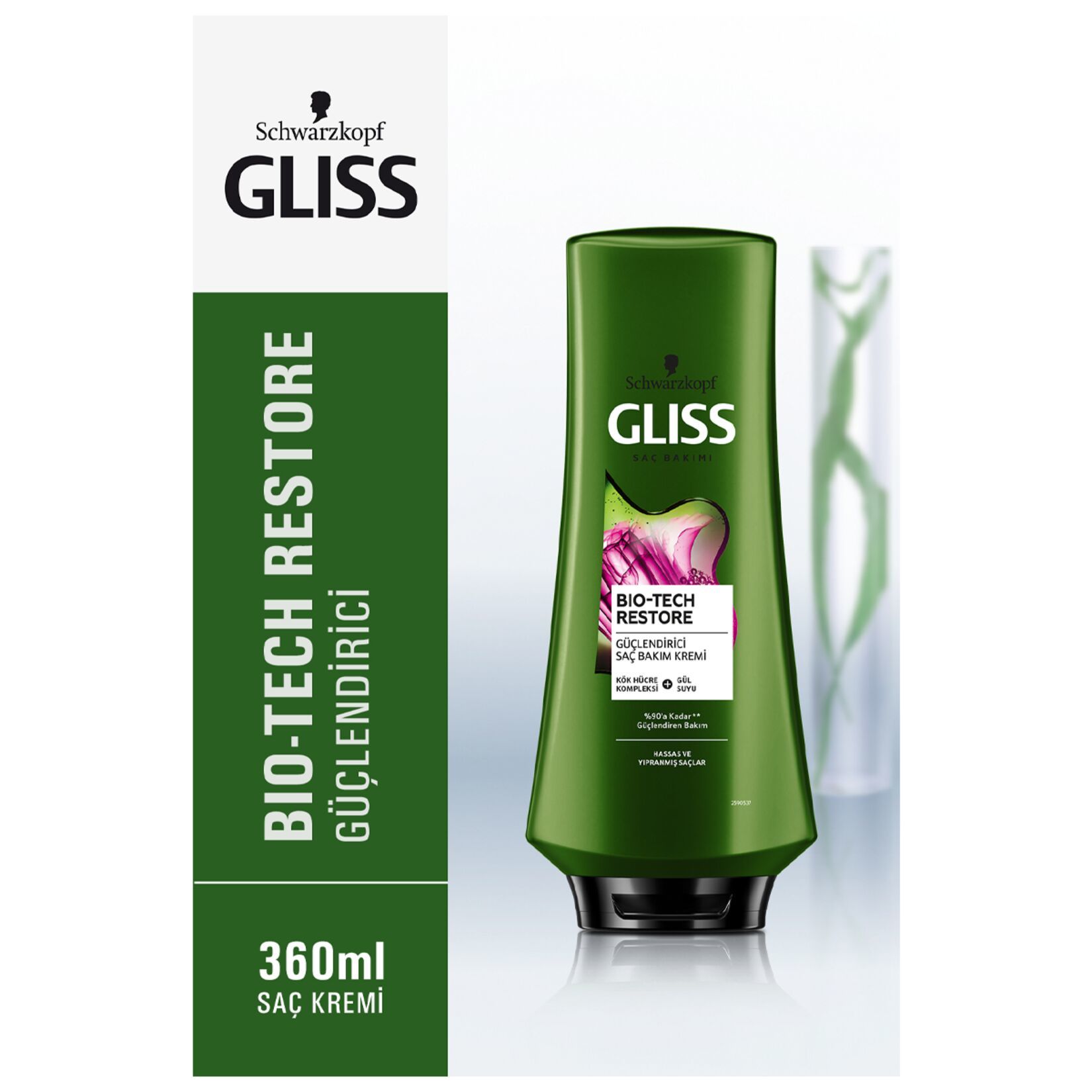 Gliss Bio-Tech Restore Güçlendirici Saç Kremi 360 ml