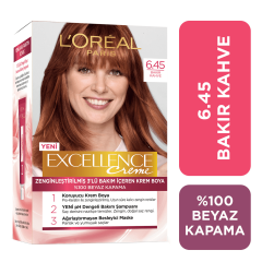 L'Oreal Paris Excellence Creme Saç Boyası 6.45 - Bakır Kahve