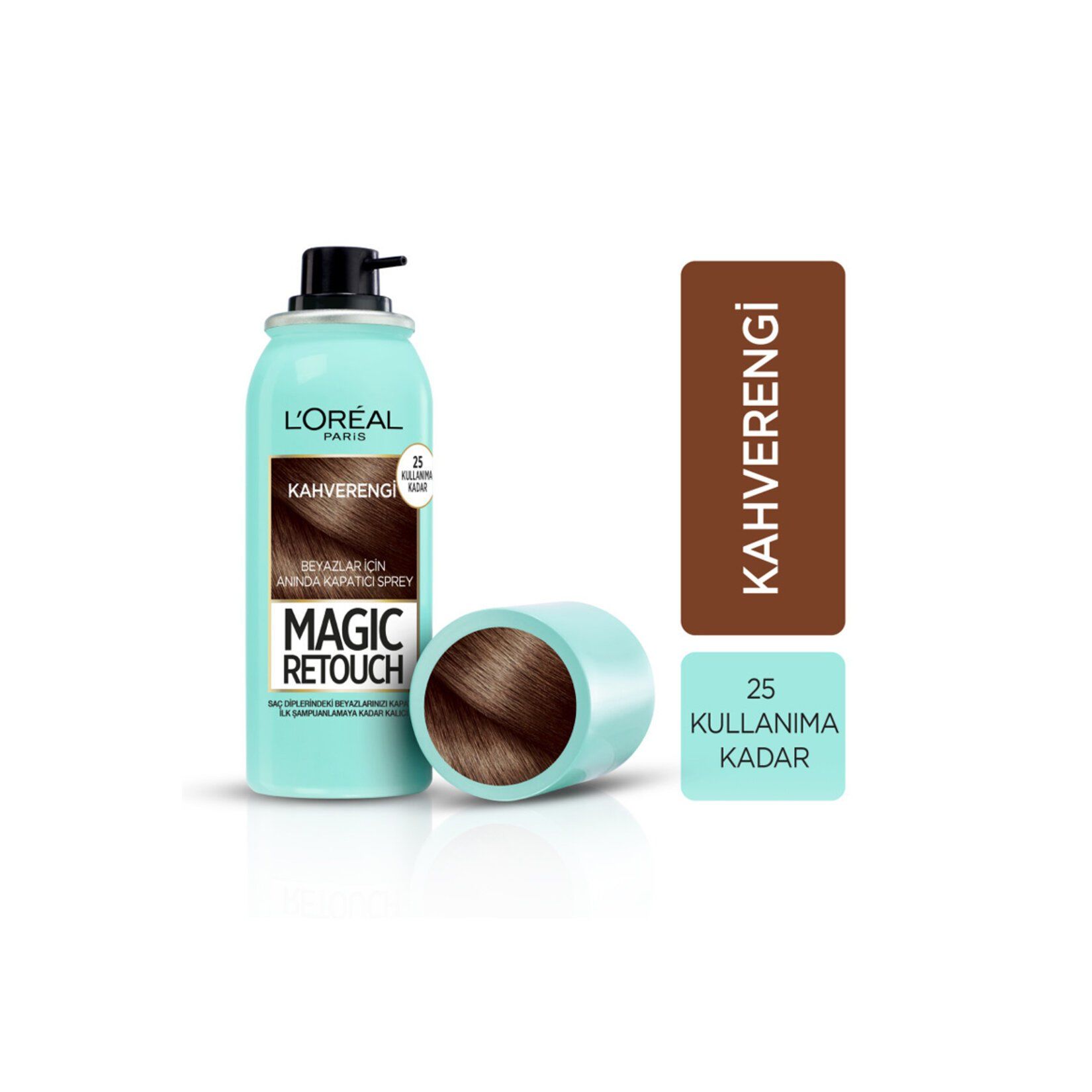 L'Oreal Paris Magic Retouch Kahverengi Beyaz Kapatıcı Sprey 75 ml