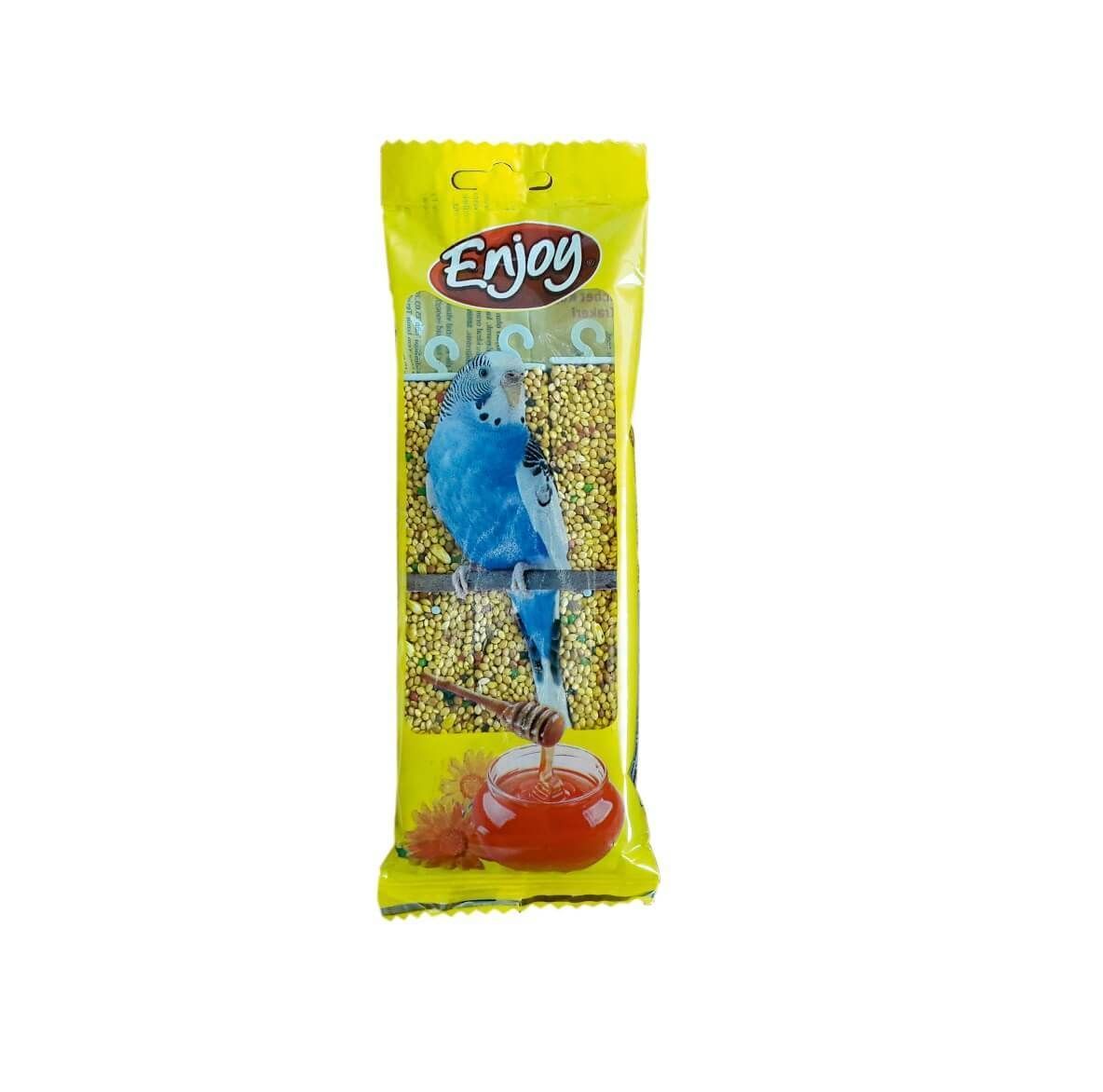 Enjoy Ballı Muhabbet Kuşu Krakeri 3'lü