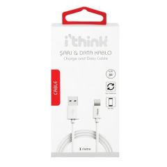 I'Think 2.4A Çift USB Çıkışlı Duvar Şarjı + USB Kablo