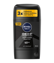 Nivea Men Erkek Stick Deodorant Deep Dimension 48 Saat Anti-Perspirant Koruma 50 ml