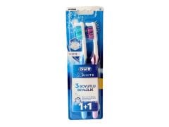 Oral-B Diş Fırçası 3 Boyutlu Beyazlık 1+1 - 40 Medium