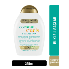 Organix Coconut Curls Shampoo 385 ml - Nemlendiricili Bakım Bukle Şampuanı