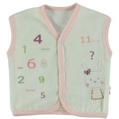 Baby Center Kadife Yelek - Pembe