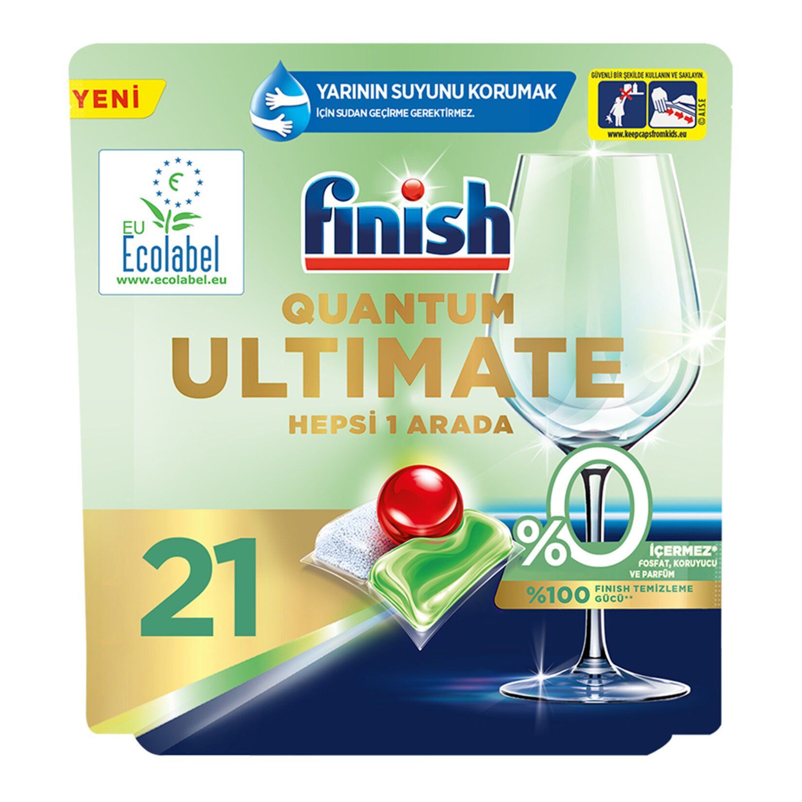Finish Quantum Ultimate %0 21 Tablet 267 gr