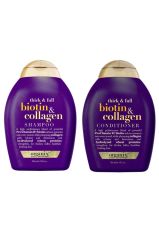 Organix İnce Telli Saçlar için Dolgunlaştırıcı Şampuan 385 ml + Saç Bakım Kremi 385 ml