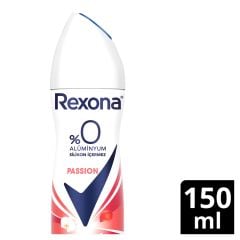 Rexona Kadın Sprey Deodorant Passion %0 Alüminyum 48 Saat Koruma 150 ml