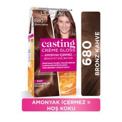 L'Oreal Paris Casting Creme Gloss Saç Boyası No:680 - Bronz Kahve