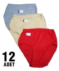 Tutku 0922 Bayan Ribana Bato Külot 12'li Paket