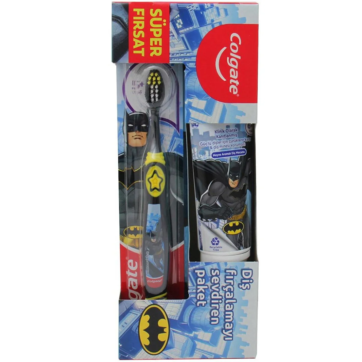Colgate 6+ Yaş Çocuk Diş Macunu Batman 75 ml + Diş Fırçası