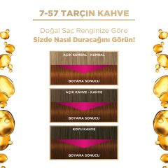 Palette Deluxe Saç Boyası Yoğun Renkler 7-57 - Tarçın Kahve