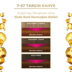 Palette Deluxe Saç Boyası Yoğun Renkler 7-57 - Tarçın Kahve