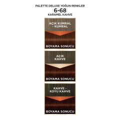 Palette Deluxe Saç Boyası Yoğun Renkler 6-68 - Karamel Kahve