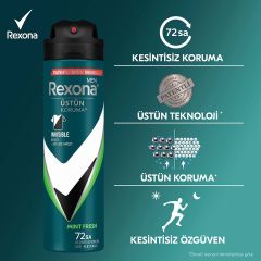 Rexona Men Erkek Sprey Deodorant Natural Fresh Mint 150 ml