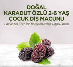 Eyüp Sabri Tuncer Doğal Karadut Özlü 2-6 Yaş Çocuk Diş Macunu 60 ml