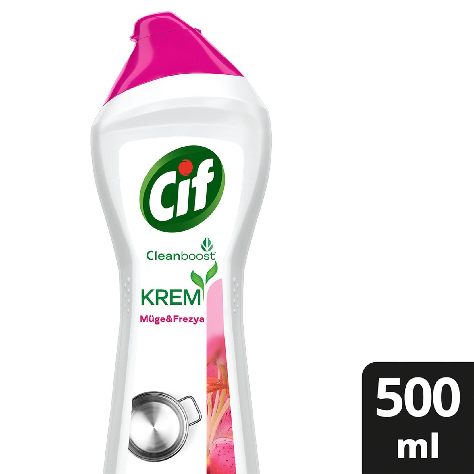 Cif Krem Yeni Nesil Yüzey Temizleyici Frezya ve Müge Çiçeği 500 ml