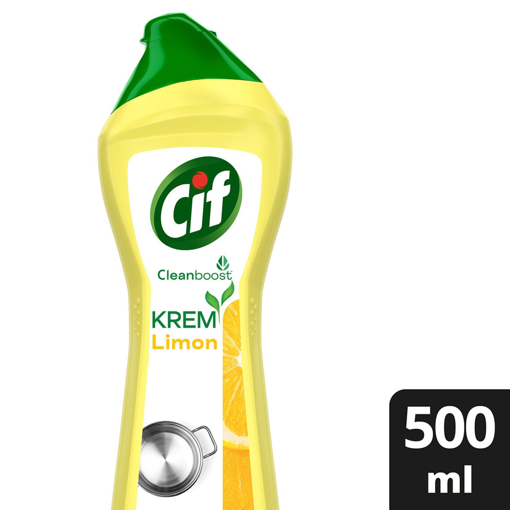 Cif Krem Yeni Nesil Yüzey Temizleyici Limon 500 ml
