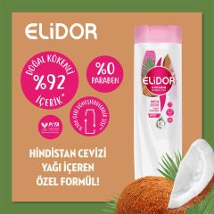 Elidor Saç Bakım Şampuanı Hindistan Cevizi Yağı 325 ml