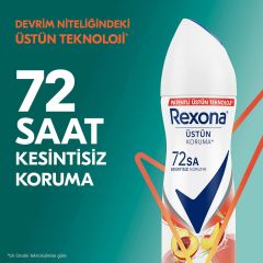 Rexona Kadın Sprey Deodorant Şeftali & Limon Otu 72 Saat Kesintisiz Üstün Koruma 150 ml