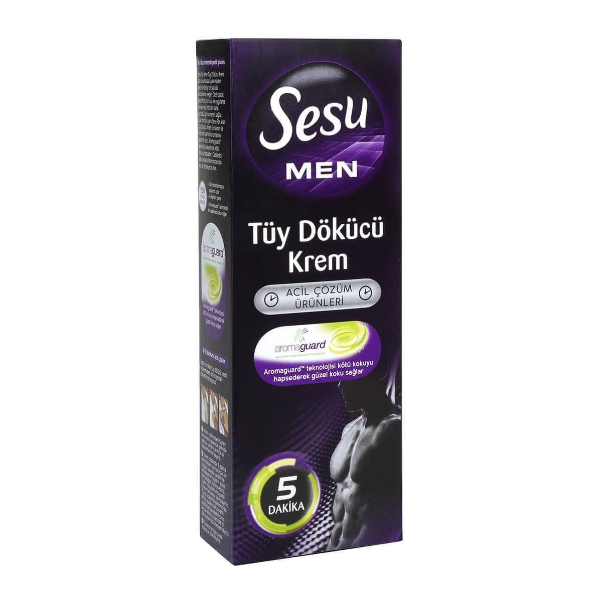 Sesu Men Tüy Dökücü Krem 100 ml Erkeklere Özel