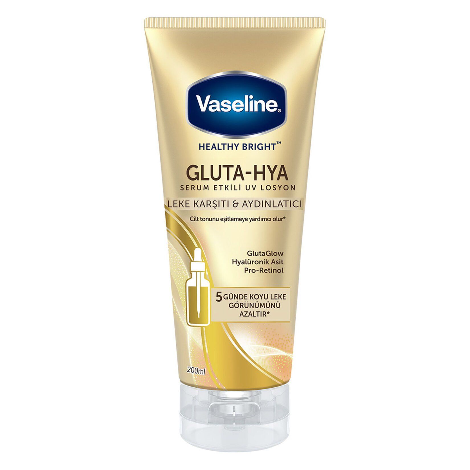 Vaseline Gluta-Hya Serum Etkili Leke Karşıtı Vücut Losyonu 200 ml