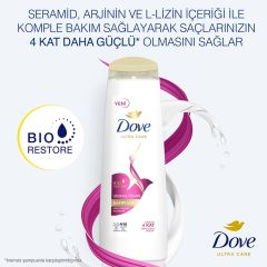 Dove Ultra Care Saç Bakım Şampuanı Uzun Saç Terapisi Uzun Yıpranmış Saçlar İçin 400 ml