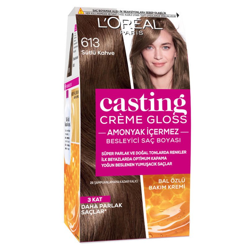 L'Oreal Paris Casting Creme Gloss Saç Boyası 613 Sütlü Kahve
