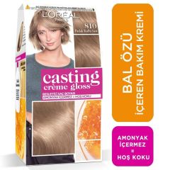 L'oreal Paris Casting Creme Gloss Saç Boyası 810 Parlak Küllü Sarı