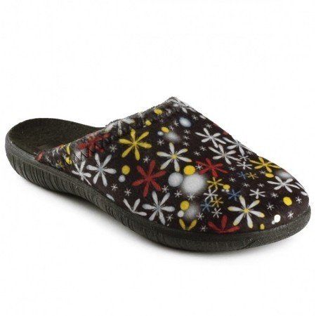 Gezer Kışlık Bayan Ev Terliği - Siyah