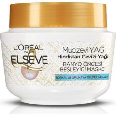 Elseve Hindistan Cevizi & Değerli Yağlar Eşsiz Karışım Banyo Öncesi Saç Maskesi 300 ml