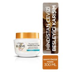 Elseve Hindistan Cevizi & Değerli Yağlar Eşsiz Karışım Banyo Öncesi Saç Maskesi 300 ml
