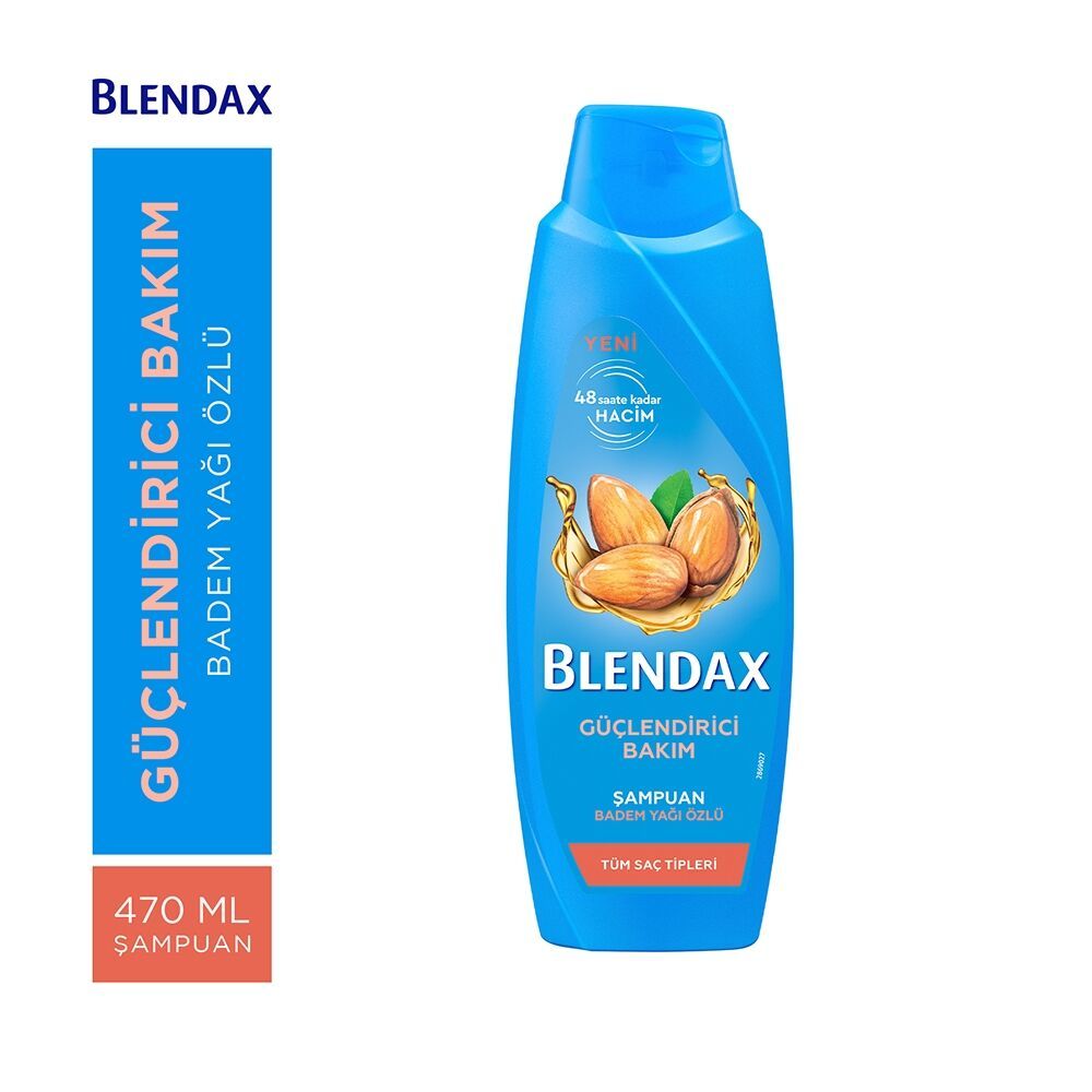 Blendax Güçlendirici Bakım Badem Yağı Özlü Şampuan 470 ml