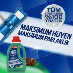 Domestos Yüzey Temizleyici Çam Maksimum Hijyen Tüm Yüzeyler için Yüzey Temizleyici 1500 ml