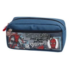 Spiderman Lisanslı Çift Gözlü Kalem Çantası