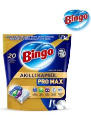 Bingo Akıllı Kapsül Pro Max Bulaşık Makinesi Deterjanı Tableti 20'li