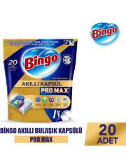 Bingo Akıllı Kapsül Pro Max Bulaşık Makinesi Deterjanı Tableti 20'li